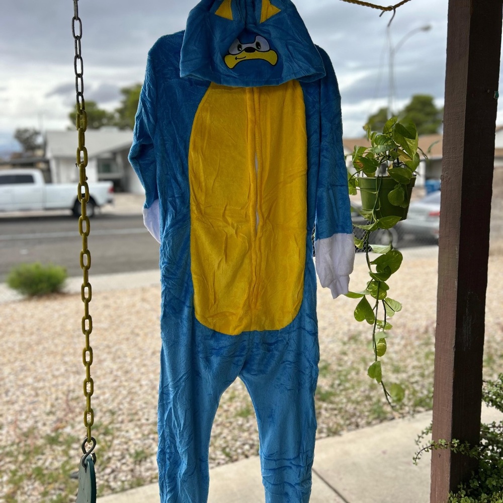 Sonic cosplay Character Onesie pijama NEW